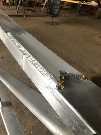 Machined and welded Agribuggy component made in the Agrifit Machinery workshop